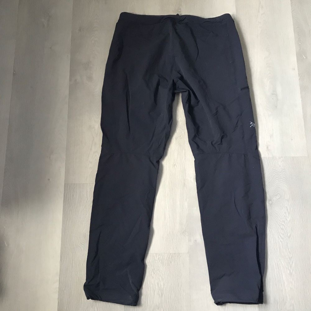 ACRTERYX BLUE CARGO POCKET OUTDOOR NYLON PANTS MENS XL